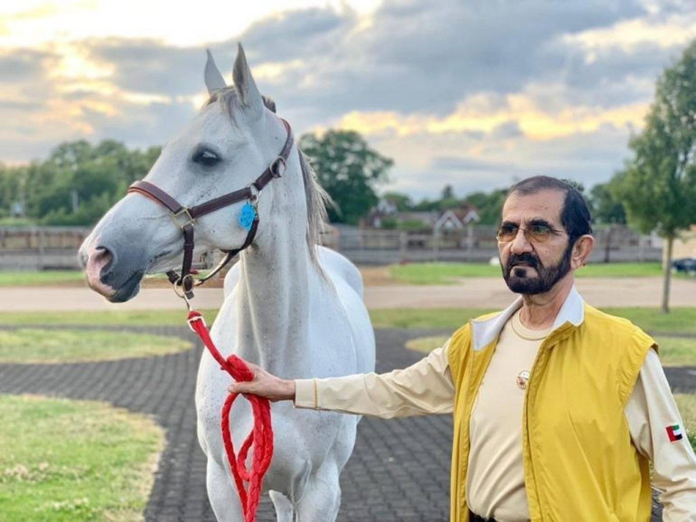 Sheikh Mohammed đam mê ngựa và đua ngựa. Ảnh: Handout. Sheikh Mohammed đam mê ngựa và đua ngựa. Ảnh: Handout.