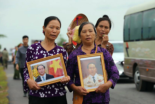 Chủ tịch nước Trần Đại Quang trở về đất mẹ ảnh 66