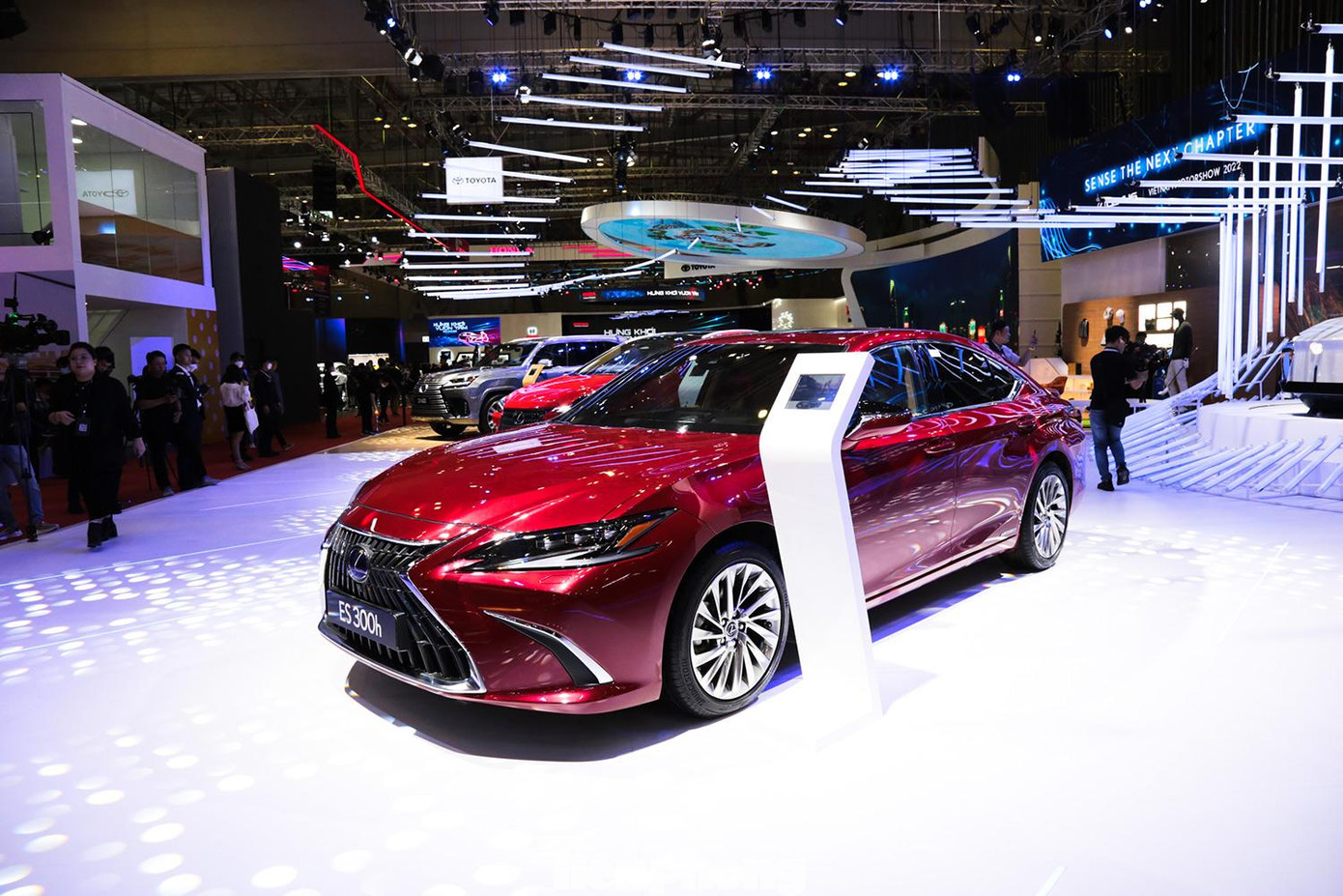 Gian hàng Lexus tại triển lãm.