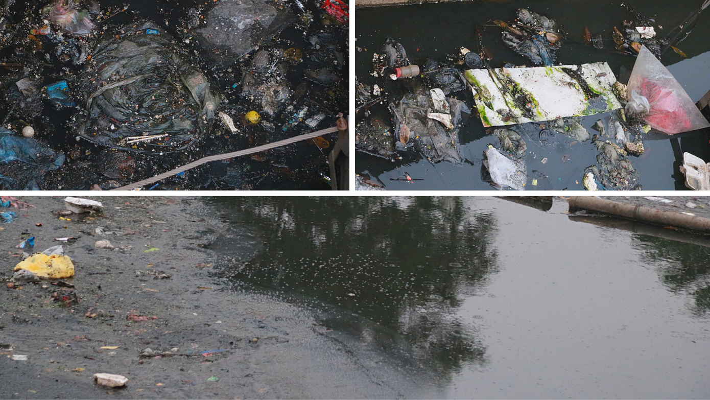 Tình trạng người dân xung quan thẳng tay vứt rác xuống sông dù đã có các biển cấm khiến nước sông đen kịt, đặc quánh, rác thải nổi trên bề mặt sông, bốc mùi hôi thối nồng nặc. Sông Tô Lịch được xem là nơi thoát nước chính của cả thành phố. Hiện tại Hà Nội đang kết hợp với nhà thầu Nhật Bản đẩy nhanh dự án xây dựng và lắp đặt hệ thống cống ngầm gom nước thải 'giải cứu' sông Tô Lịch. Dự án đã bước vào giai đoạn chôn ống và làm kè bê tông. Sau khi hoàn thành dự án, toàn bộ nước thải đang trực tiếp đổ vào sông Tô Lịch sẽ được gom lại để xử lý. Dự án được kỳ vọng sẽ xóa bỏ tình trạng ô nhiễm môi trường kéo dài hàng chục năm qua tại dòng sông chết này. Tuy nhiên cho đến hiện tại, ở những đoạn sông mà dự án hệ thống cống gom nước thải chưa kịp triển khai đến, nước sông vẫn trong tình trạng ô nhiễm trầm trọng do người dân thiếu ý thức. Rác thải nổi lềnh bềnh trên mặt sông, kết dính thành từng mảng lớn ngay trên mặt sông. Nằm trong chuỗi những dòng sông "đen" tại Hà Nội, sông Sét (quận Hoàng Mai) dài khoảng 3,6 km cũng đang trong tình trạng ô nhiễm nặng. Nước sông đen, rác thải, bùn đất trôi nổi, tôm cá dưới sông không thể sống nổi. Cô Đào Thị Thu – 45 tuổi ( Người dân ven sông Sét, quận Hoàng Mai, Hà Nội) cho biết: “Mùa đông còn đỡ chứ mùa hè nắng nóng, nước sông bốc hơi lên khiến cho chúng tôi không chịu nổi. Bên cạnh nguy cơ mắc các bệnh hô hấp, dân gần bờ sông cũng rất dễ bị sốt xuất huyết hoặc các bệnh truyền nhiễm khác do ruồi, muỗi gây ra”. Nhiều thế hệ trong gia đình sinh sống ven bờ sông Nhuệ, ông Hoàng Văn Phú (56 tuổi) cho biết: “Tôi còn nhớ mấy năm trước khi mới làm sông này, nước sạch lắm. Người dân còn thả lưới, đánh cá... để kiếm con tôm, con cá. Không những thế, nước sông Nhuệ còn được các hộ làm nông dùng để cấy hái, trồng cây cảnh, sản xuất hoa màu. Nhưng những năm gần đây, nước sông ngày càng ô nhiễm. Không những tôm cá không sống nổi, mà người lội sông còn bị mẩn ngứa, mắc đủ thứ bệnh ngoài da”. Hình ảnh rác sinh hoạt do người dân đổ ra chất thành đống cao tràn xuống cả lòng sông đang cạn dần nước. Rác thải chất thành từng đống chất cao dọc hai bên dòng kênh Vạn Phúc (quận Ba Đình), một trong những hệ thống mương nước dẫn thẳng ra sông Tô Lịch. Đủ các lại rác khác nhau như rác thải sinh hoạt, vật liệu xây dựng, túi nu-lon, phế phẩm thức ăn. Mùi hôi thối bốc lên nồng nặc từ khu vực này. Bà Ngô Thị Miên (73 tuổi) cho biết: “ Rất là muỗi và hôi thối. Mùa mưa thì nước nó dâng lên tận trong nhà, còn nắng thì bốc mùi hôi khó chịu. Chỉ dám đóng kín cửa trong nhà, không dám ra ngoài. Trẻ con bị ảnh hưởng rất nhiều đến đường hô hấp, nên nhà nào có trẻ con thì đều chuyển đi nới khác, chỉ còn mấy ông bà già ở lại bám trụ thôi. Kêu mãi rồi mà vẫn chưa thấy động thái xử lý gì cả” Những con sông thuộc nội đô Hà Nội đang bị “bức tử” từng ngày vì ô nhiễm và làm ảnh hưởng nghiêm trọng tới cuộc sống người dân. Chính vì vậy, không chỉ riêng sông Tô Lịch mà các con sông khác cũng đang rất cần những biện pháp cải tạo và xử lý thật sự kịp thời, hiệu quả để những dòng sông "chết" này được hồi sinh.