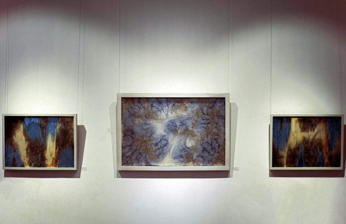 Tác phẩm tranh lụa về phụ nữ của họa sĩ Phan Minh Bạch