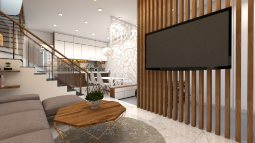 Xây nhà 2,5 tầng tuyệt đẹp chỉ với 700 triệu ảnh 7