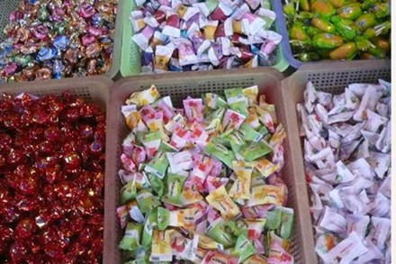 Kẹo Trung Quốc dẻo, mềm, thơm, hấp dẫn người tiêu dùng