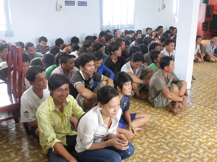 Các đối tượng bị bắt giữ. Các đối tượng bị bắt giữ