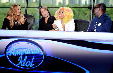 Nữ rapper cá tính cũng đảm nhiệm vai trò giám khảo American Idol năm nay cùng Diva Mariah Carey