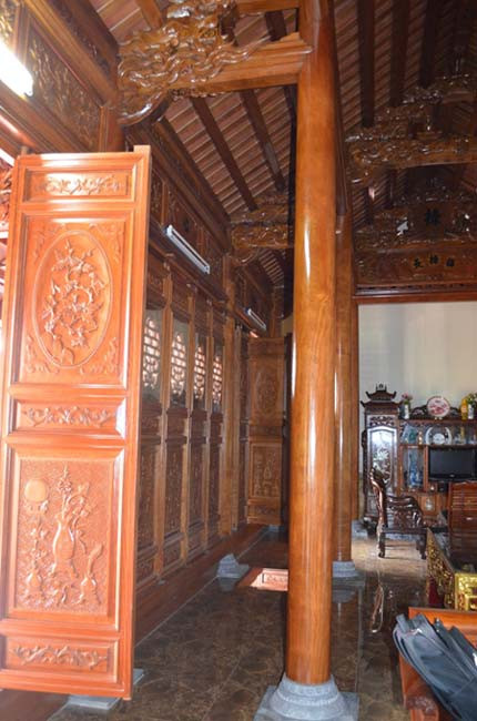 Ngôi nhà gỗ lim giá bạc tỷ của lão nông Hải Phòng ảnh 4