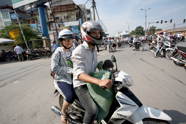 Trên đường đi tìm phòng trọ