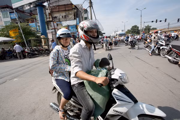 Trên đường đi tìm phòng trọ