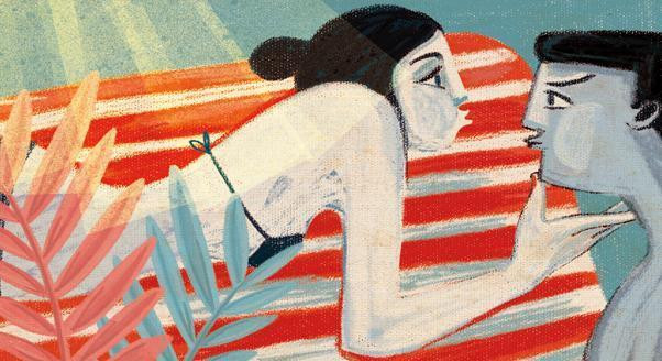 Sau slow life, slow food…đến thời “yêu” chậm . Minh họa trong cuốn “Yêu chậm. Hãy giải phóng tình yêu” xuất bản ở Ba Lan. Sau slow life, slow food…đến thời “yêu” chậm . Minh họa trong cuốn “Yêu chậm. Hãy giải phóng tình yêu” xuất bản ở Ba Lan.