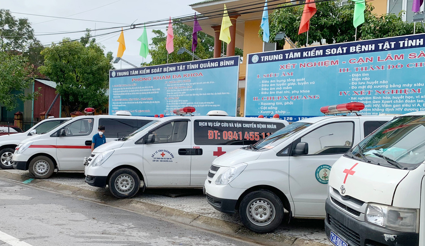 Nhiều xe cứu thương không đủ điều kiện hoạt động.