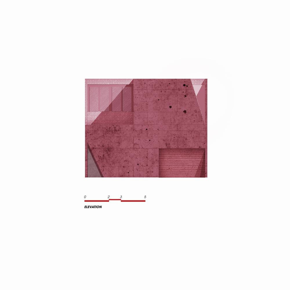 Bản vẽ mặt cắt của biệt thự