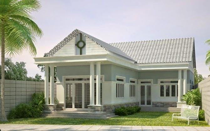 Một số mẫu nhà cấp 4 khoảng 100 triệu đẹp khác.