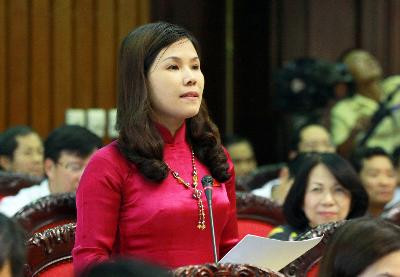 Đại biểu Nguyễn Thị Bích Nhiệm