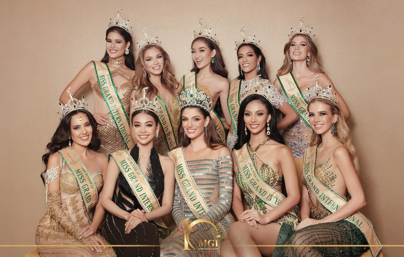 Top 10 Miss Grand International 2022.