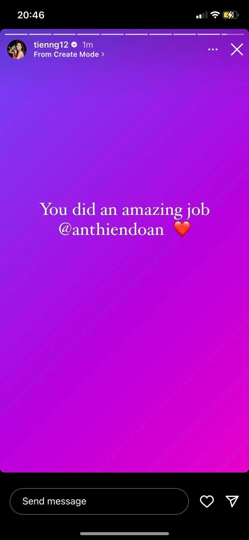 Chia sẻ của Thùy Tiên trên Instagram cá nhân. Chia sẻ của Thùy Tiên trên Instagram cá nhân.