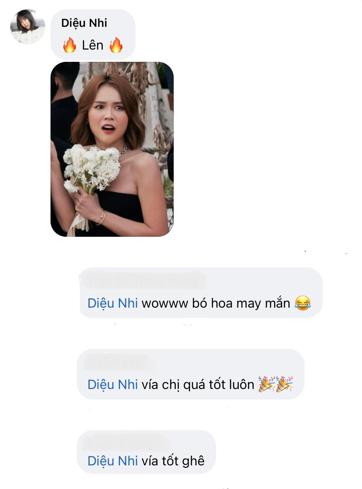 Sam chính là cô gái may mắn bắt được hoa cưới tại đám cưới Diệu Nhi trước đó. Sam chính là cô gái may mắn bắt được hoa cưới tại đám cưới Diệu Nhi trước đó.