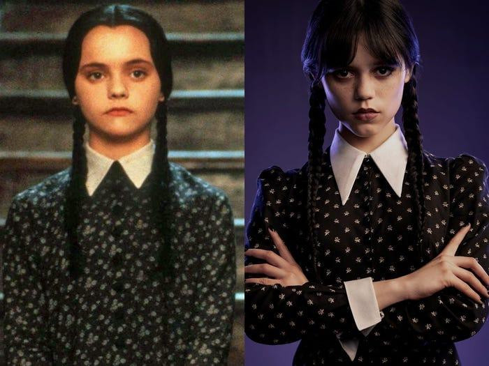 Christina Ricci - "Wednesday 1991" sẽ đụng độ "Wednesday 2022" Jenna Ortega. Christina Ricci - "Wednesday 1991" sẽ đụng độ "Wednesday 2022" Jenna Ortega.
