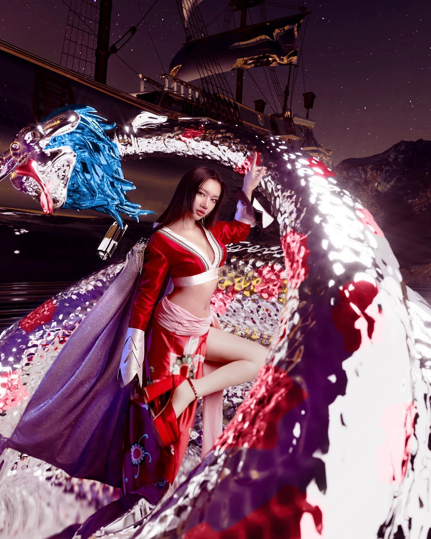 Orange lần đầu chơi lớn khi hóa trang trong dịp lễ Halloween. Orange lần đầu chơi lớn khi hóa trang trong dịp lễ Halloween.