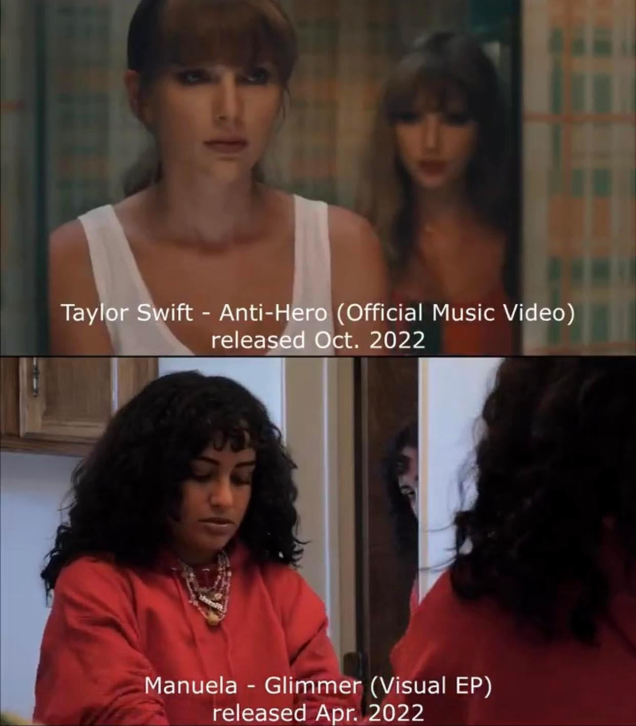 "Tôi là bảng tham khảo ý tưởng sao?" - ca sĩ Manuela thắc mắc trong bài cáo buộc của mình. "Tôi là bảng tham khảo ý tưởng sao?" - ca sĩ Manuela thắc mắc trong bài cáo buộc của mình.