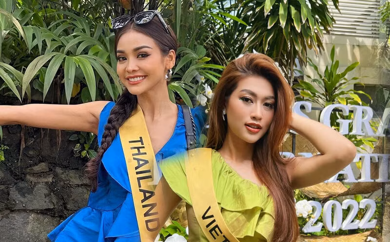 Đoàn Thiên Ân và Engfa có mối quan hệ thân thiết tại cuộc thi.
