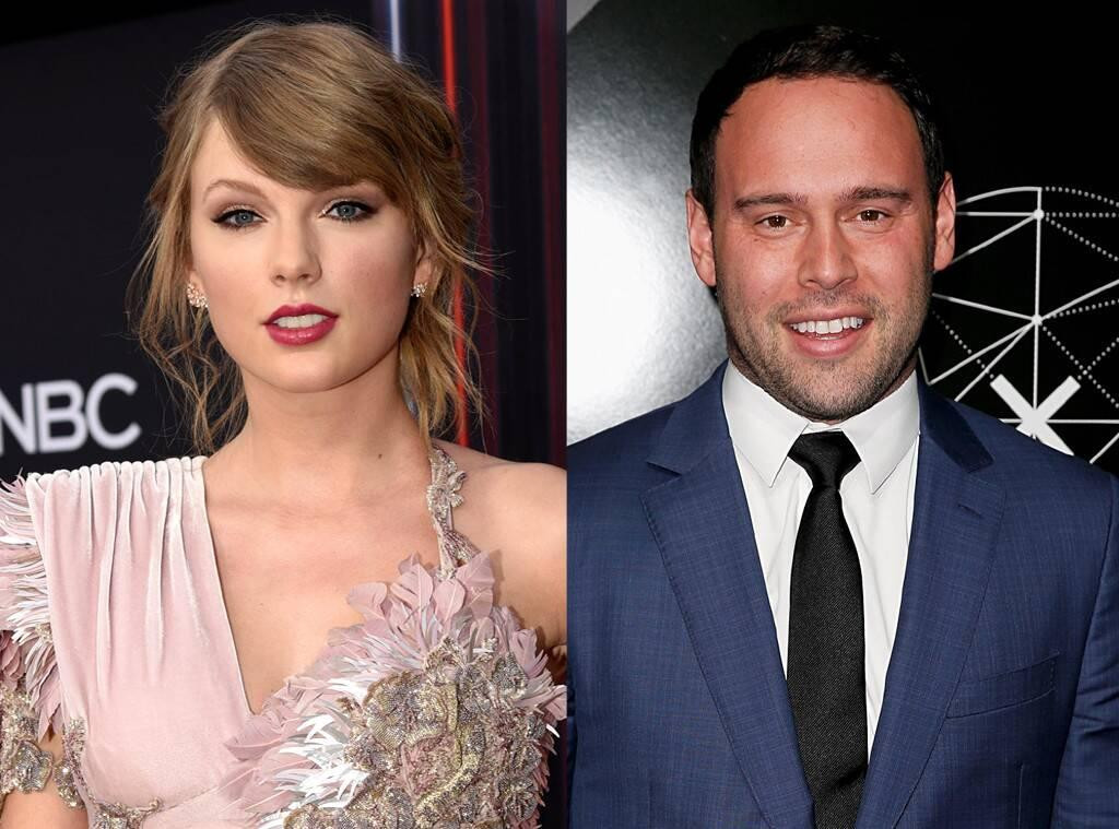 Taylor Swift và Scooter Braun từng tranh chấp bản quyền các ca khúc của nữ ca sĩ.