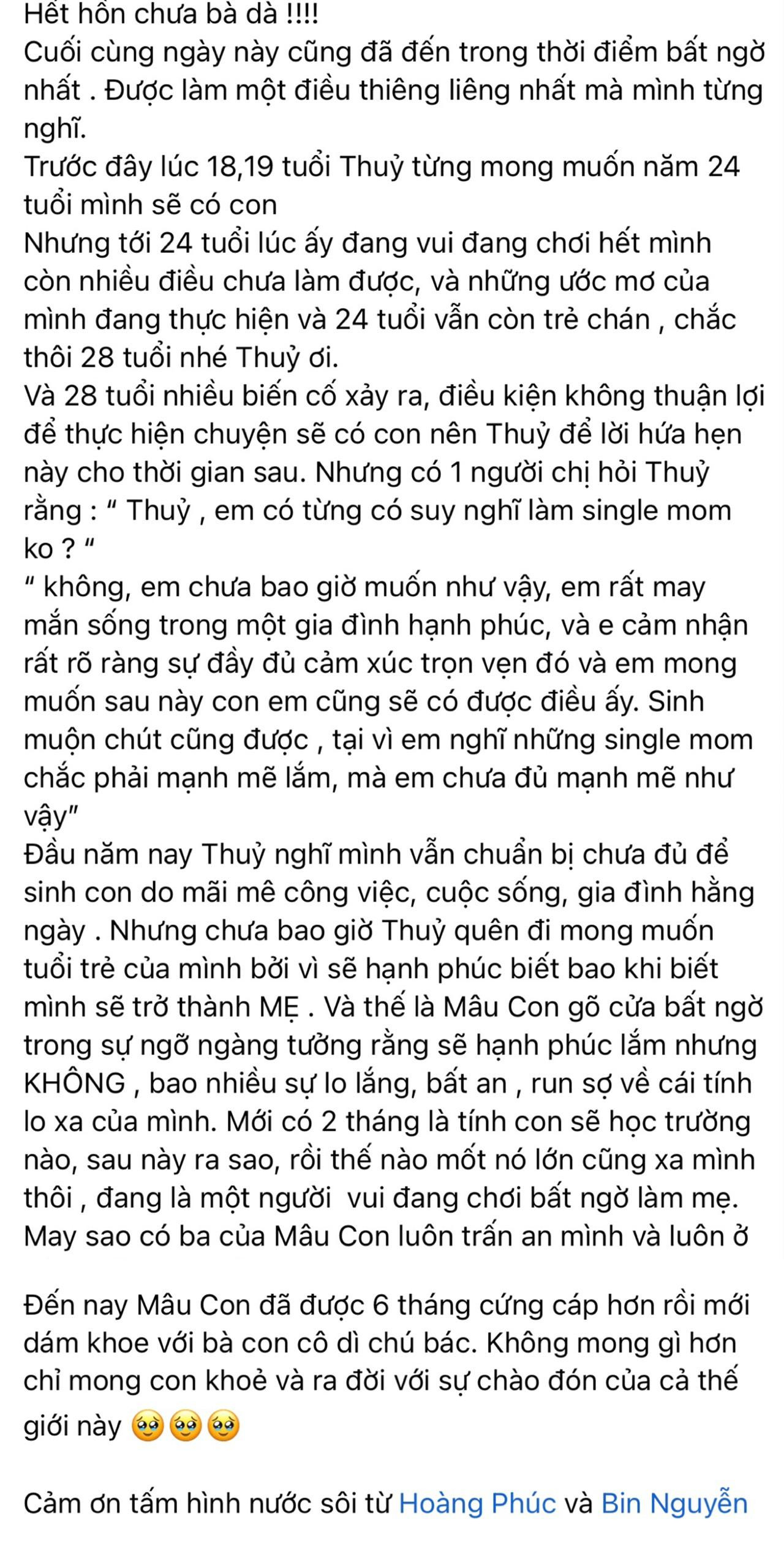 Nguyên văn lời chia sẻ được Mâu Thủy đăng tải trên trang cá nhân. Nguyên văn lời chia sẻ được Mâu Thủy đăng tải trên trang cá nhân.