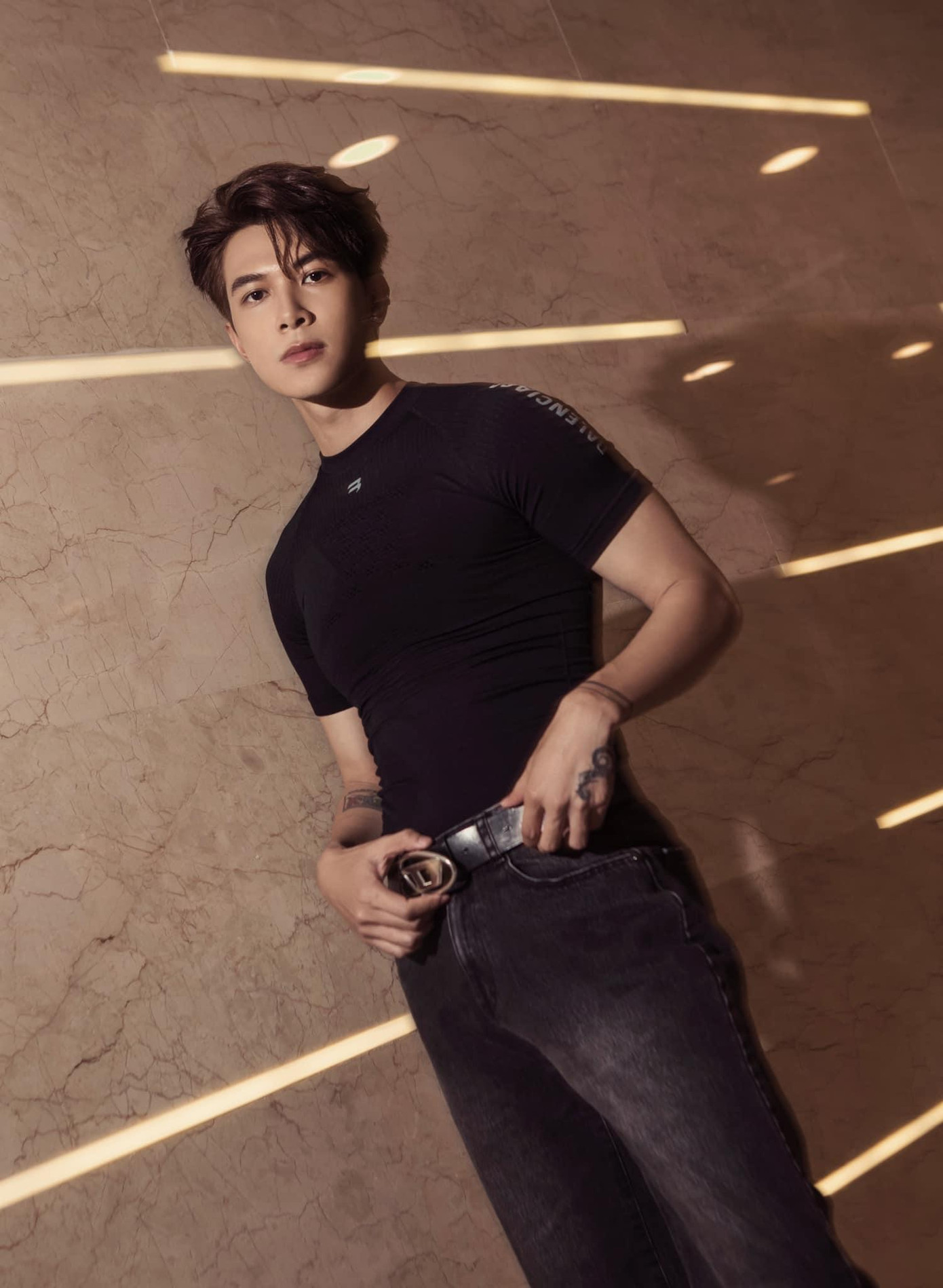 Anh Tú cho biết Diệu Nhi từng nói anh cắt tóc giống với các nhân vật trong phim Hàn Quốc.