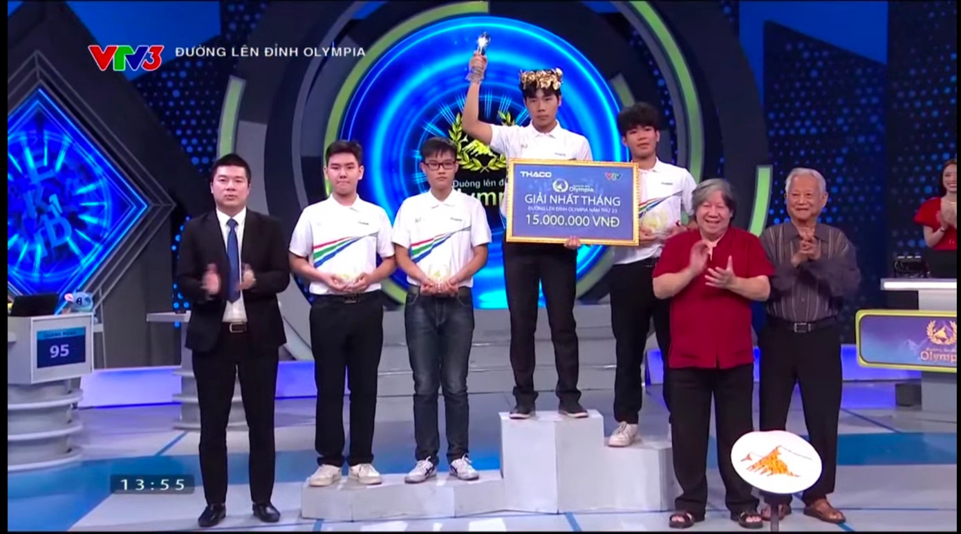 Nguyễn Việt Thành xuất sắc giành được 310 điểm.