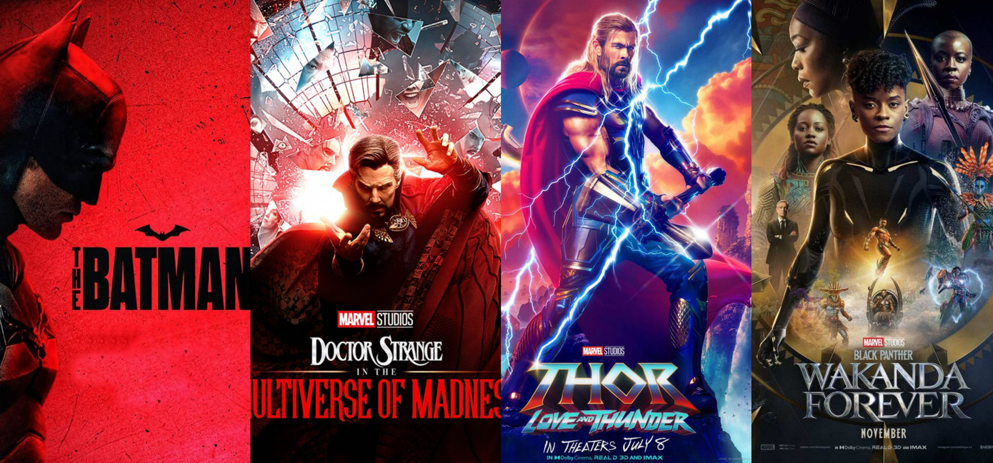 Phim siêu anh hùng "thống trị" phòng vé 2022. Phim siêu anh hùng "thống trị" phòng vé 2022.