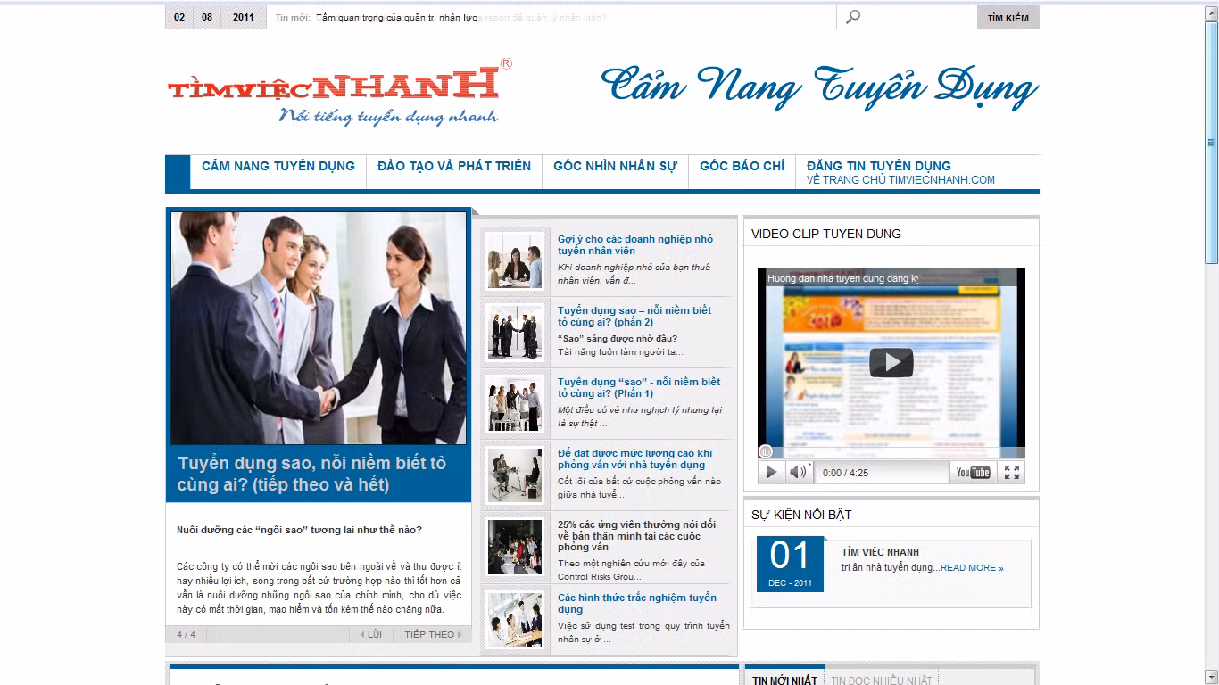 Chuyên trang Cẩm nang tuyển dụng