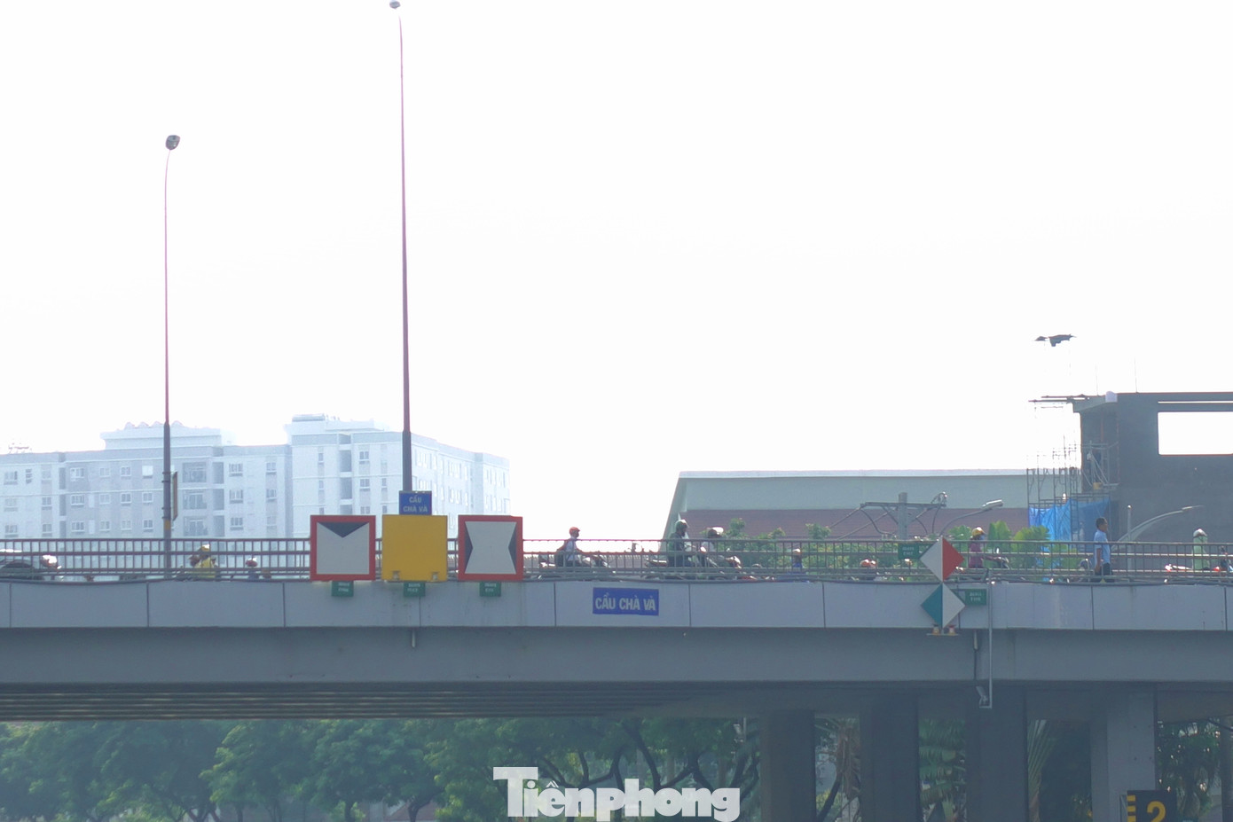 Khu vực cầu Chà Và (quận 8) lúc 7 giờ 30 ngày 22/9.