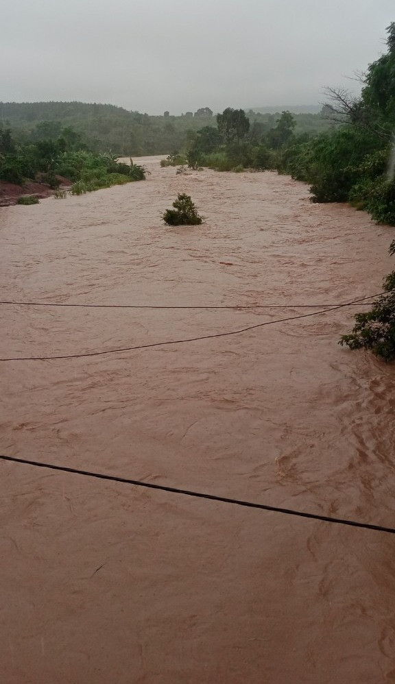 Nước trên các con sông ở Gia Lai dâng lên rất cao