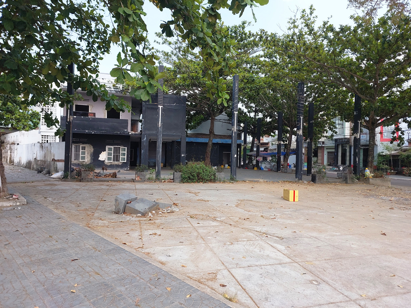 Khu đất 01 Hai Bà Trưng (thị xã An Khê) sẽ xây thành một hoa viên nhỏ