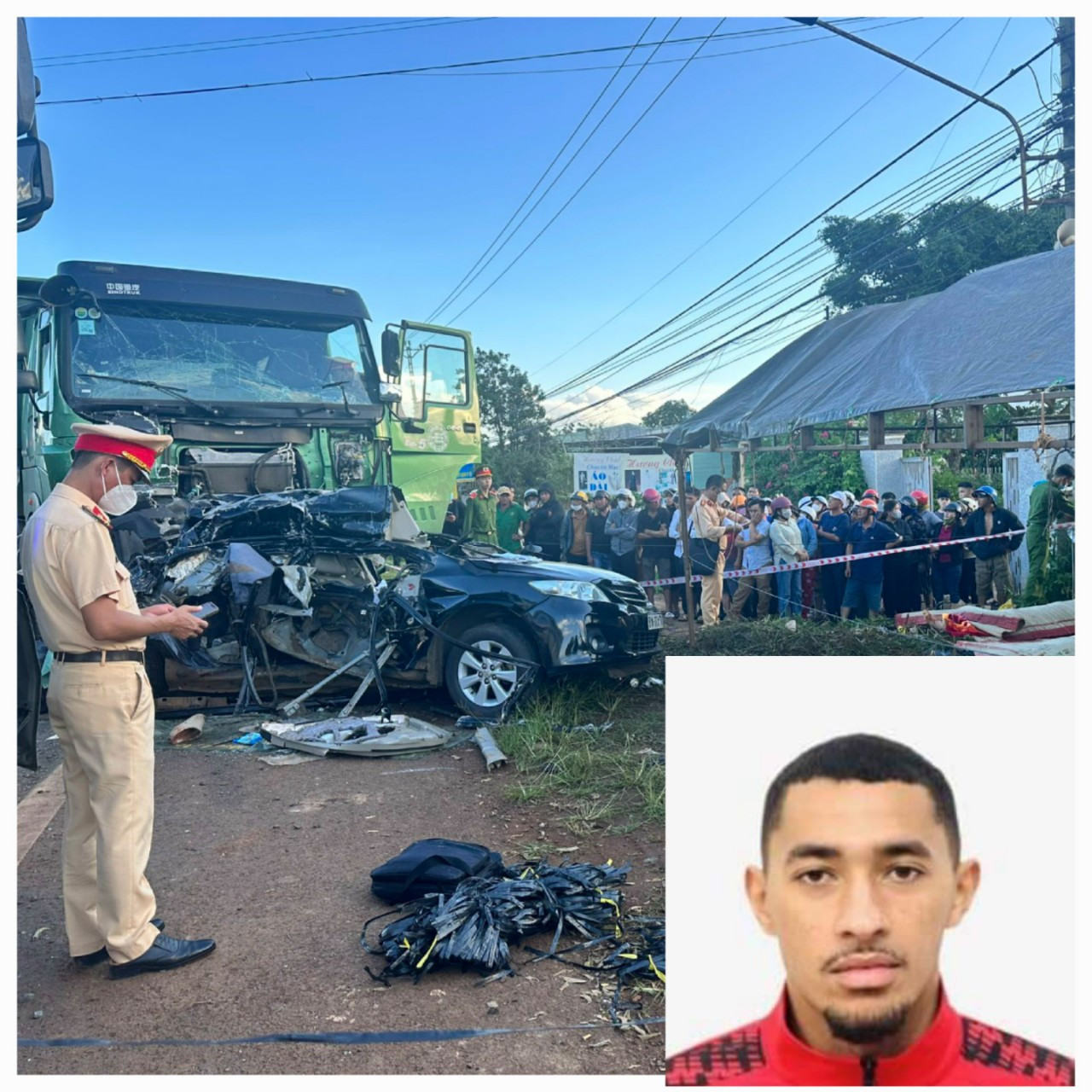 CLB Hoàng Anh Gia Lai đang làm các thủ tục để đưa thi hài tiền đạo Paollo (ảnh nhỏ) về nước. CLB Hoàng Anh Gia Lai đang làm các thủ tục để đưa thi hài tiền đạo Paollo (ảnh nhỏ) về nước.