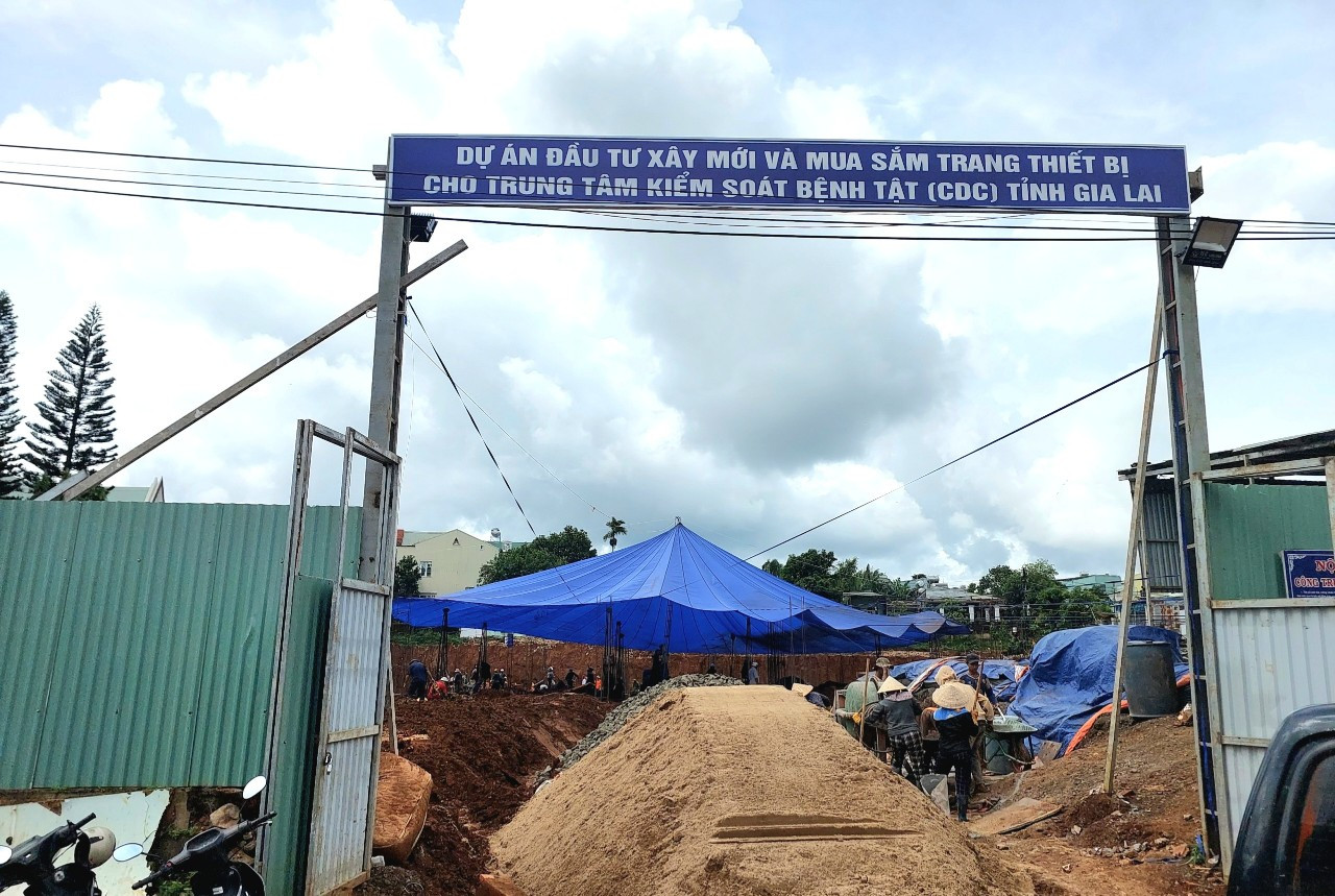 Dự án đầu tư xây mới và mua sắm trang thiết bị cho Trung tâm Kiểm soát bệnh tật tỉnh Gia Lai có tổng mức đầu tư 120 tỷ đồng.