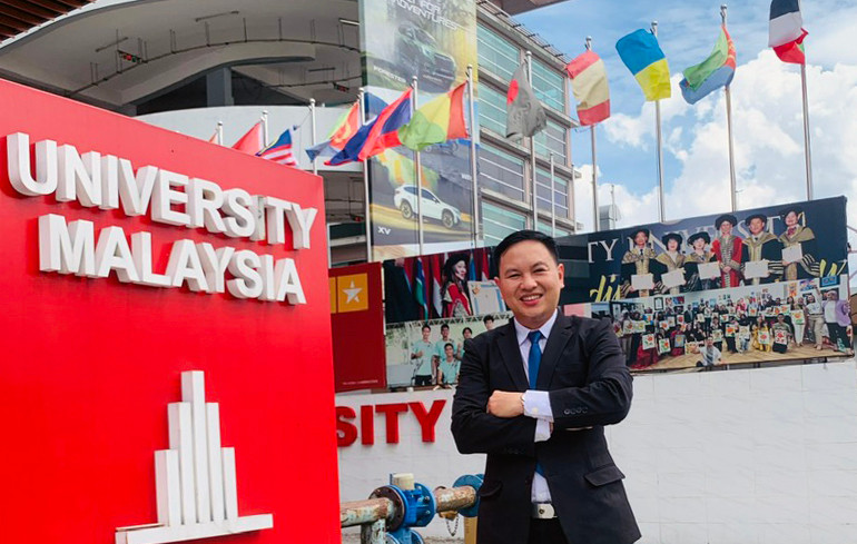 Anh Trần Nam Trung hiện là nghiên cứu sinh trường City University Malaysia. Ảnh: NVCC Anh Trần Nam Trung hiện là nghiên cứu sinh trường City University Malaysia. Ảnh: NVCC