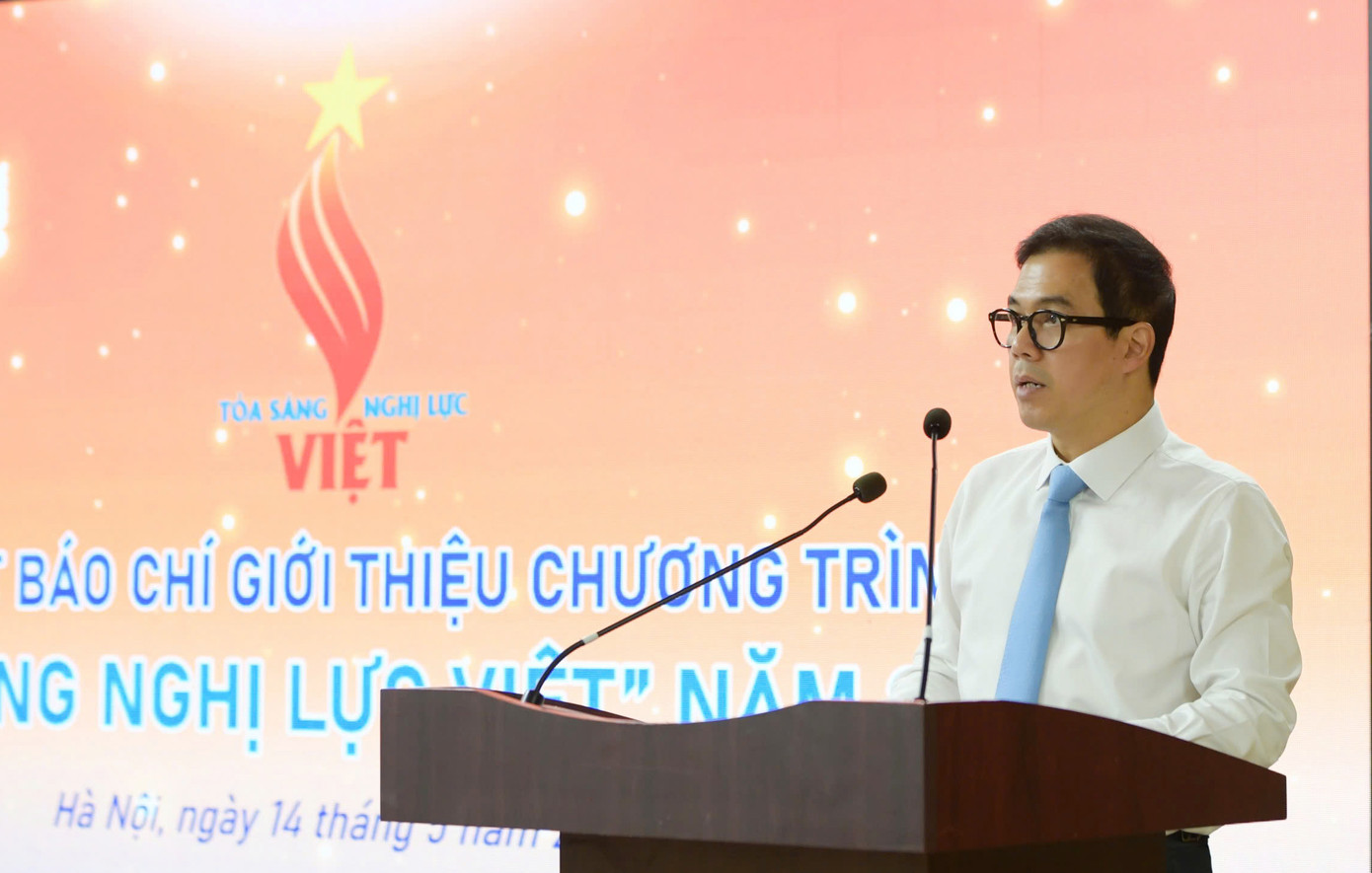 Ông Nguyễn Quang Hiền Huy phát biểu tại chương trình. Ảnh: Lâm Đăng Hải