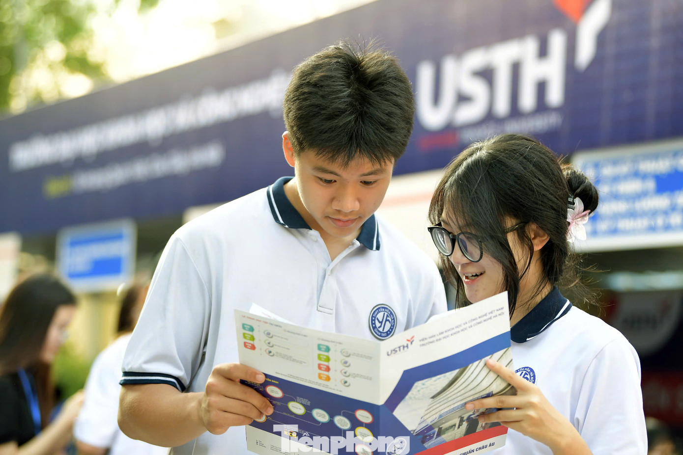 Ngày hội thu hút đông đảo học sinh THPT tham gia. Ảnh: Dương Triều Ngày hội thu hút đông đảo học sinh THPT tham gia. Ảnh: Dương Triều