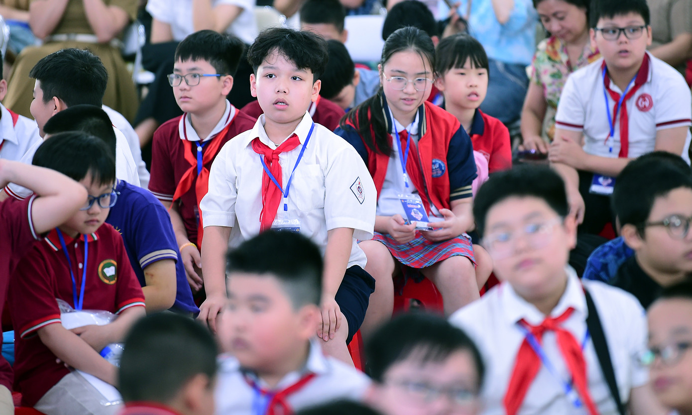 Vòng chung kết Hội có sự tham gia tranh tài của 235 thí sinh. Ảnh: Xuân Tùng