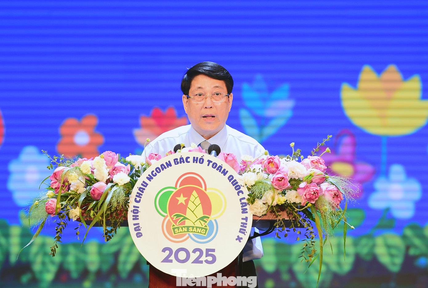 Chủ tịch nước Lương Cường phát biểu tại Lễ tuyên dương. Ảnh: Xuân Tùng