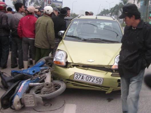 Hiện trường vụ tai nạn. Hiện trường vụ tai nạn