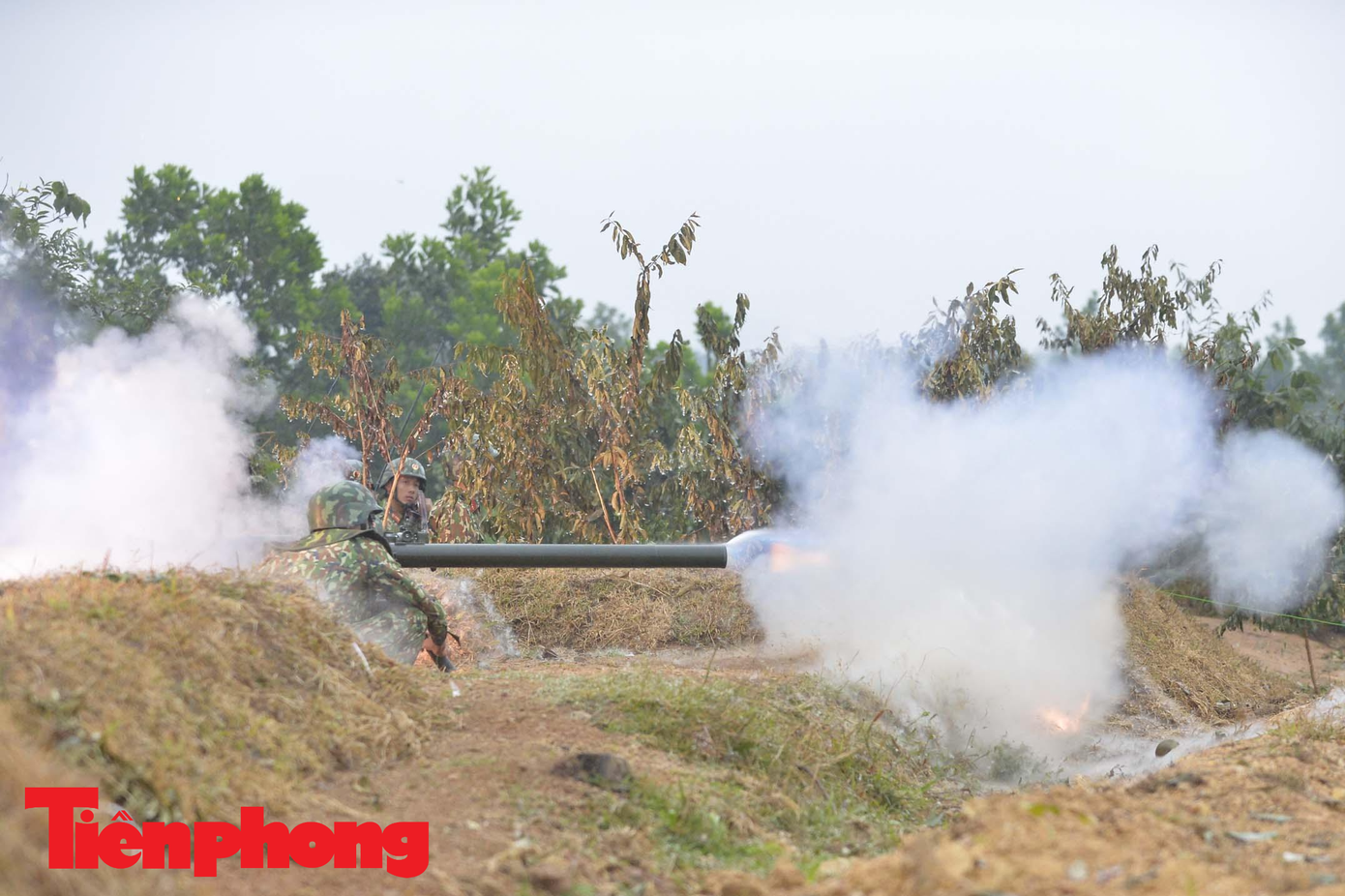 Khẩu đội SPG-9 thực hành tiêu diệt mục tiêu Khẩu đội SPG-9 thực hành tiêu diệt mục tiêu
