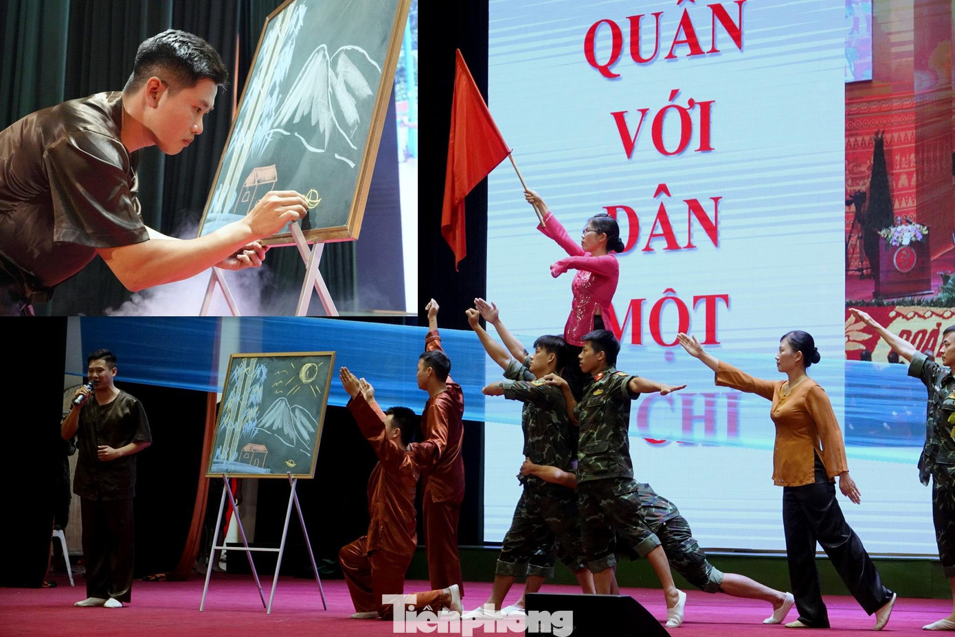 Bí thư Chi đoàn Vũ Mạnh Cường (Đoàn cơ sở Phòng Kỹ thuật) trình diễn tiết mục năng khiếu được đánh giá có nhiều cảm xúc là hoạt cảnh “Mưa chiều miền Trung” tại lễ tổng kết, trao giải. Bí thư Chi đoàn Vũ Mạnh Cường (Đoàn cơ sở Phòng Kỹ thuật) trình diễn tiết mục năng khiếu được đánh giá có nhiều cảm xúc là hoạt cảnh “Mưa chiều miền Trung” tại lễ tổng kết, trao giải.