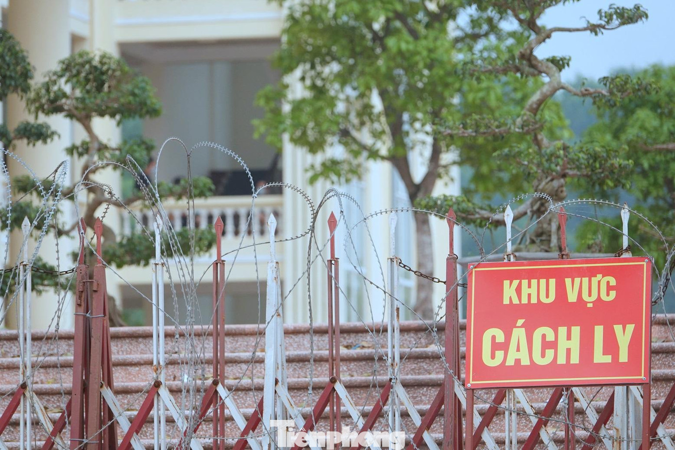 Khu vực cách ly tại Trường Quân sự BTL Thủ đô Hà Nội. Ảnh: Nguyễn Minh Khu vực cách ly tại Trường Quân sự BTL Thủ đô Hà Nội. Ảnh: Nguyễn Minh