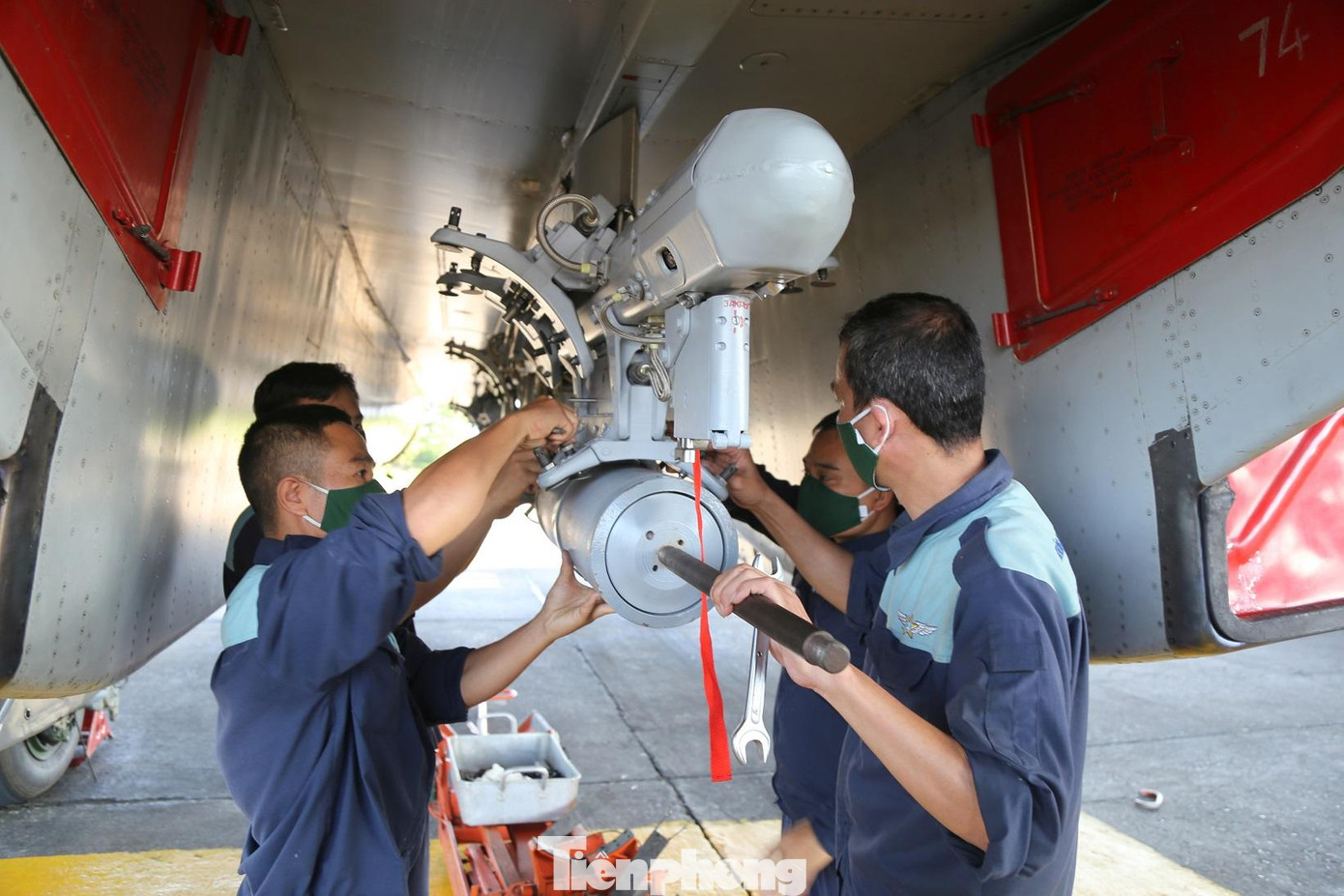 Đội ngũ kỹ thuật đã góp phần không nhỏ cho thành công của hội thao