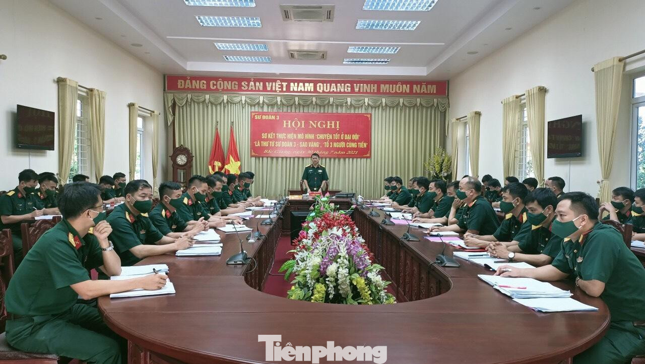 Đại tá La Công Phương chủ trì buổi sơ kết thực hiện các mô hình Đại tá La Công Phương chủ trì buổi sơ kết thực hiện các mô hình