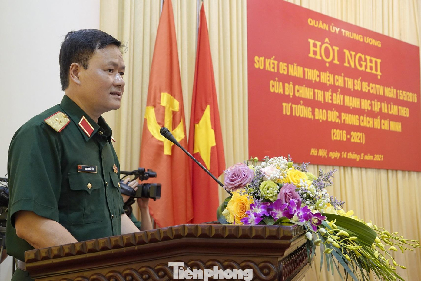 Cục trưởng Cục Tuyên huấn Nguyễn Văn Đức báo cáo tại hội nghị. Ảnh: Nguyễn Minh Cục trưởng Cục Tuyên huấn Nguyễn Văn Đức báo cáo tại hội nghị. Ảnh: Nguyễn Minh