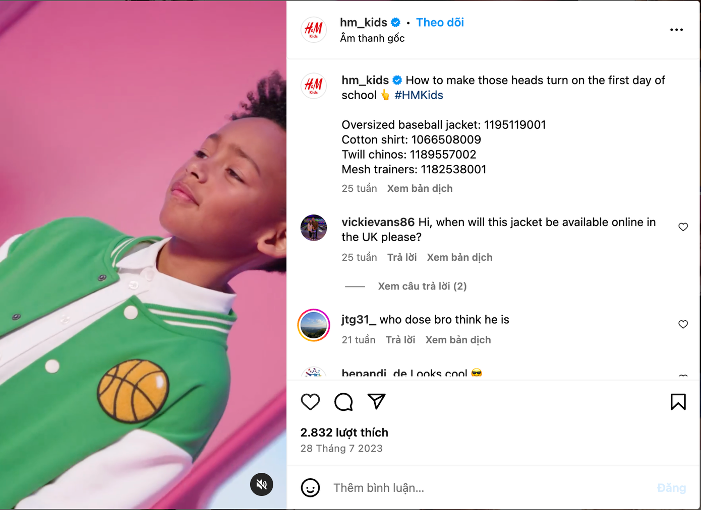 H&amp;M bị phát hiện nói dối khi vẫn giữ quảng cáo gây tranh cãi.