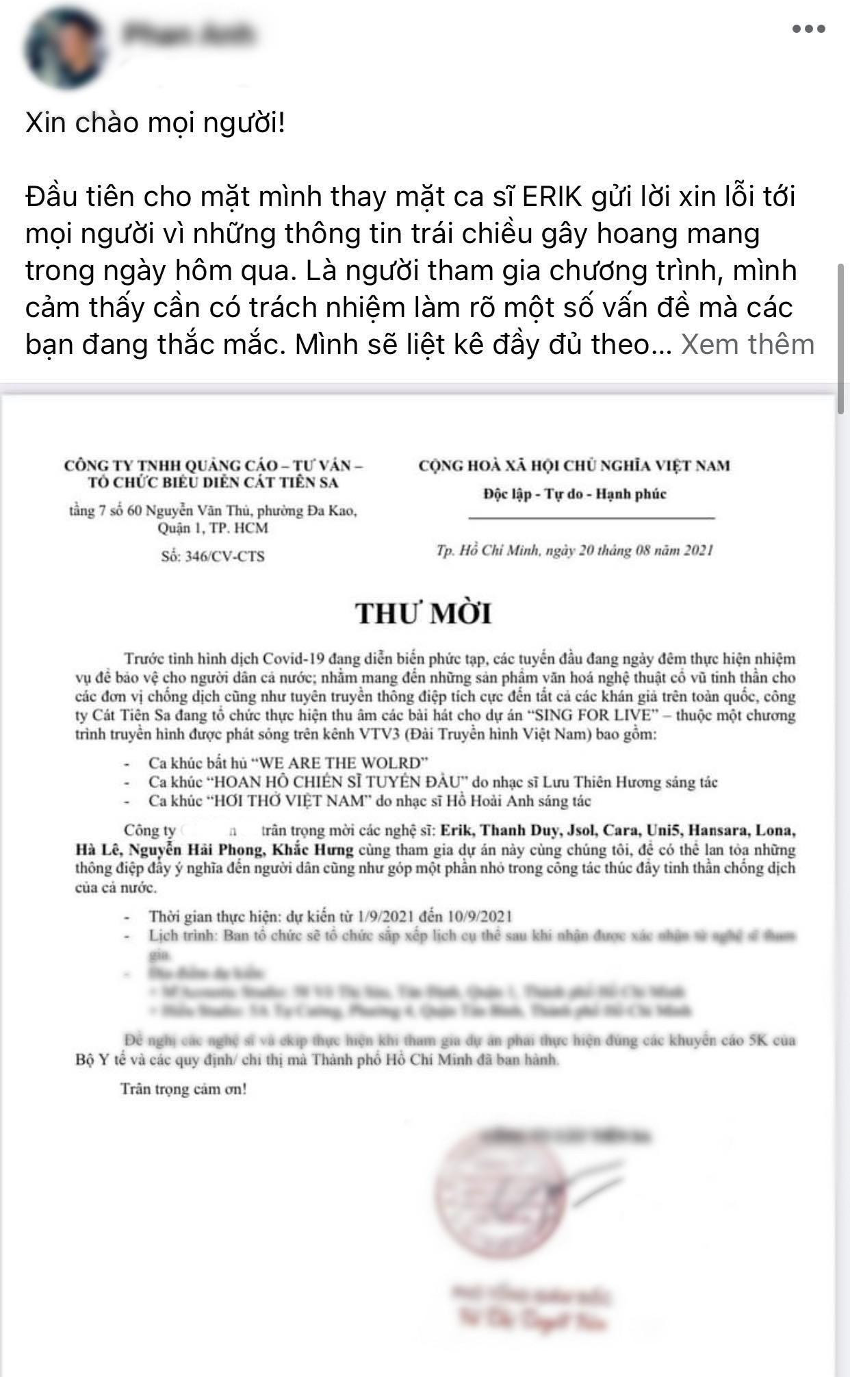 Chia sẻ của quản lý Erik. Chia sẻ của quản lý Erik.