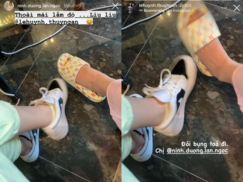 Lan Ngọc, Thúy Ngânvui vẻ vì được hội ngộ sau thời gian dài giãn cách.